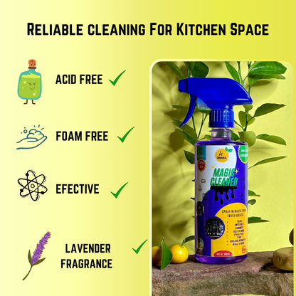 Eco Friendly Kitchen cleaner & Oily Stain remover